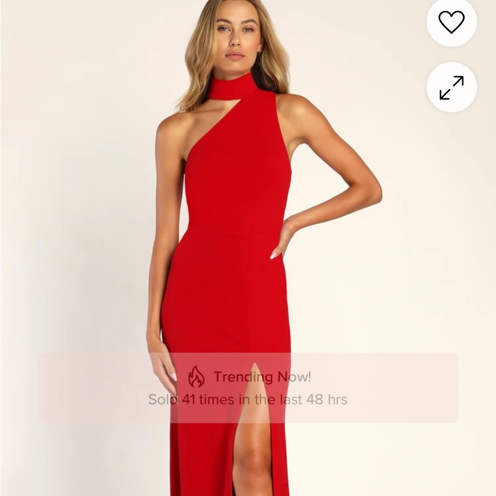 Elegant Red Evening Dress